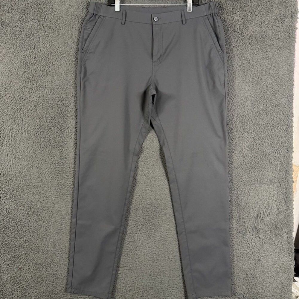 Jack Archer Jetsetter Tech Pants Mens 38x36 Charcoal Gray Athletic Fit Stretch